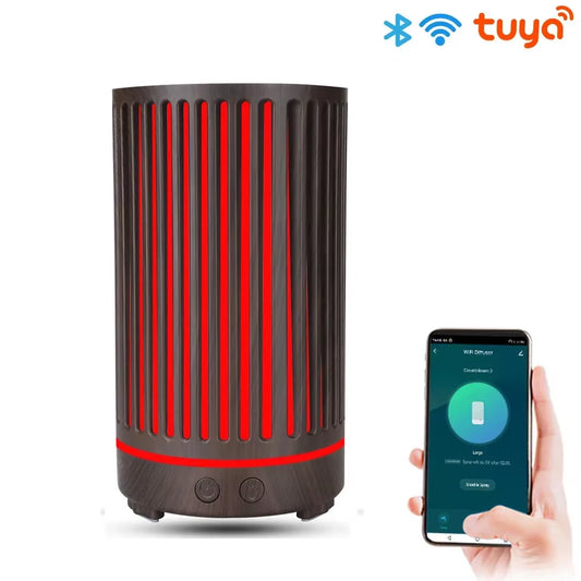 Smart Aroma Diffuser TUYA APP Control 400Ml Aroma Essential Oil Diffuser Humidifier Aromatherapy Machine Air Fresher
