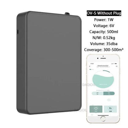 Smart Aroma Diffuser Wall Mounted Essential Oil Diffuser APP Control Fragrance Diffuser Big Coverage Scent Machine Hotel Home