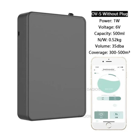 Smart Aroma Diffuser Wall Mounted Essential Oil Diffuser APP Control Fragrance Diffuser Big Coverage Scent Machine Hotel Home