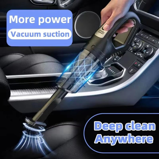 Wireless Handheld Vacuum Cleaner USB Charging Car Vacuum Cleaner Portable Wet&Dry Handheld Strong Suction Cordless 12000Pa