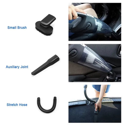 Wireless Handheld Vacuum Cleaner USB Charging Car Vacuum Cleaner Portable Wet&Dry Handheld Strong Suction Cordless 12000Pa