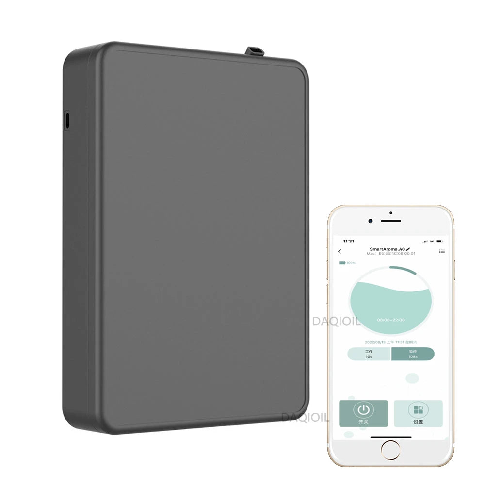 Smart Aroma Diffuser Wall Mounted Essential Oil Diffuser APP Control Fragrance Diffuser Big Coverage Scent Machine Hotel Home