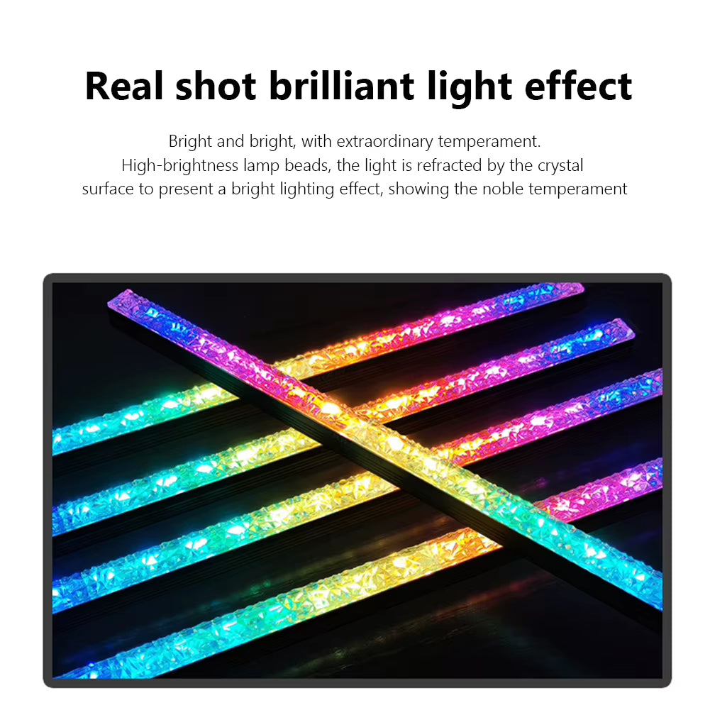 COOLMOON 30Cm Aluminum Alloy RGB PC Case LED Strip Magnetic Computer Light Bar 5V/3PIN Small 4Pin ARGB Motherboard Light-Strip