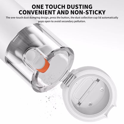 NEW  Portable Handheld Vacuum Cleaner for Home Car Mini Wireless Dust Catcher Collector 13000PA Cyclone Suction -CN